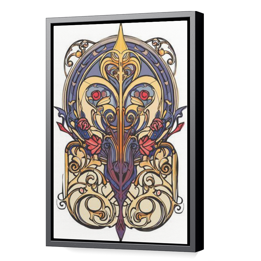 Thumbnail for Canvas - Black Floating Frame