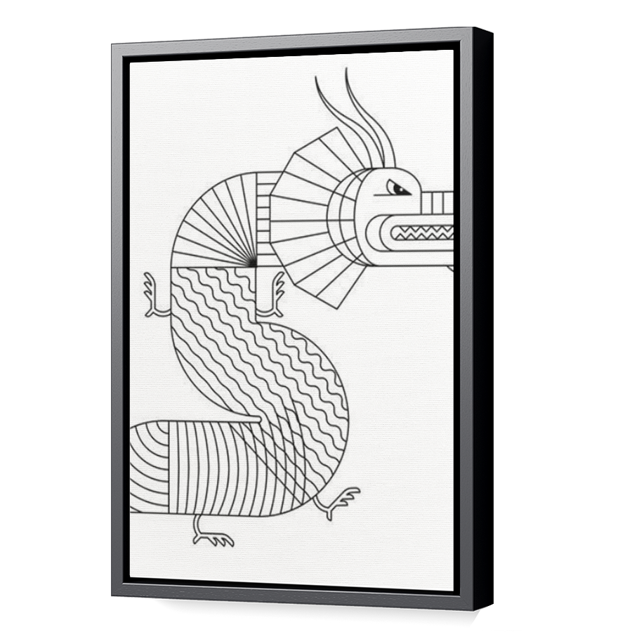 Thumbnail for Canvas - Black Floating Frame