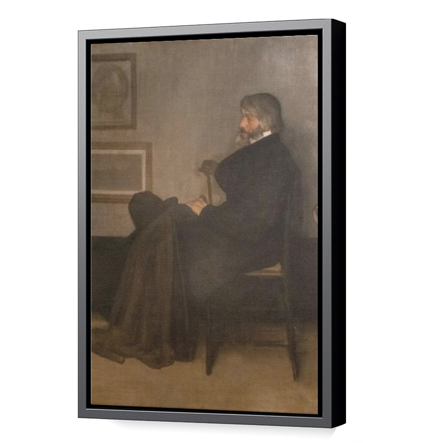Thumbnail for Canvas - Black Floating Frame