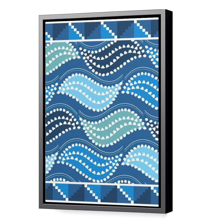 Thumbnail for Canvas - Black Floating Frame