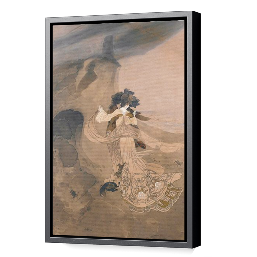 Thumbnail for Canvas - Black Floating Frame