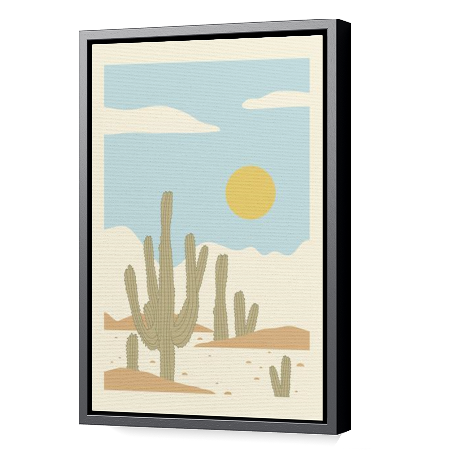 Thumbnail for Canvas - Black Floating Frame