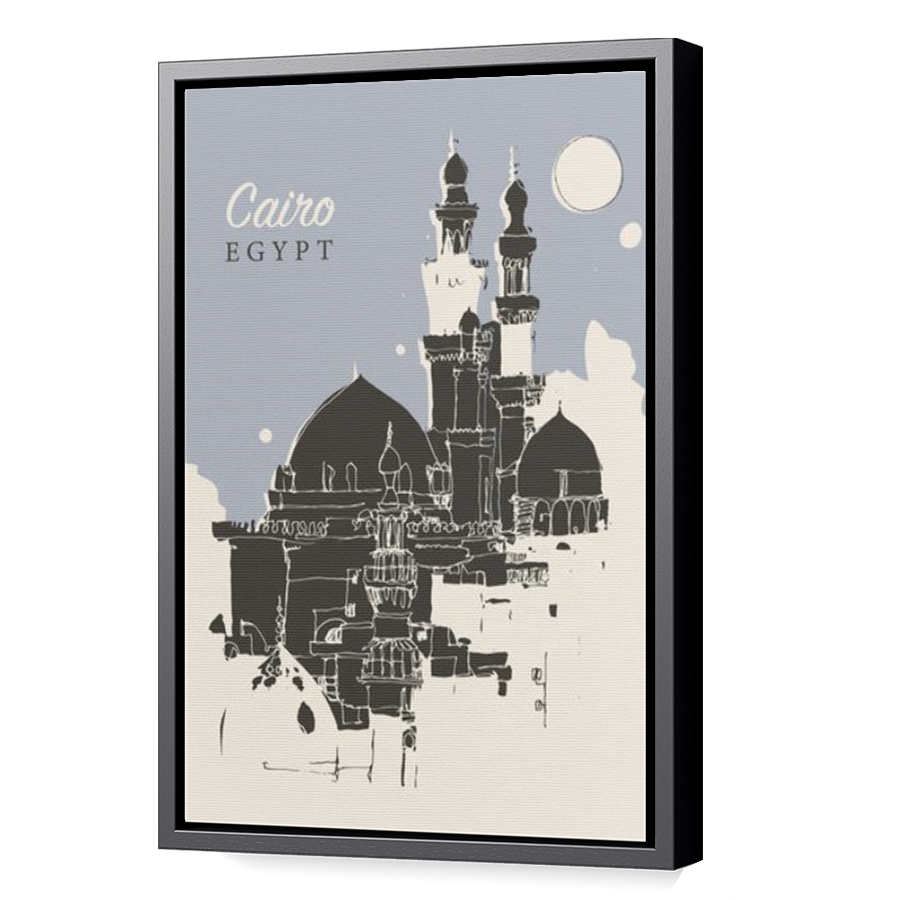 Thumbnail for Canvas - Black Floating Frame