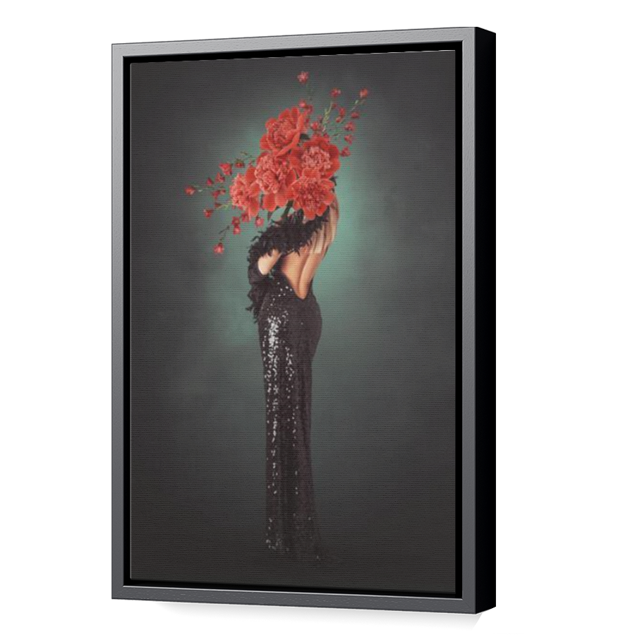 Thumbnail for Canvas - Black Floating Frame