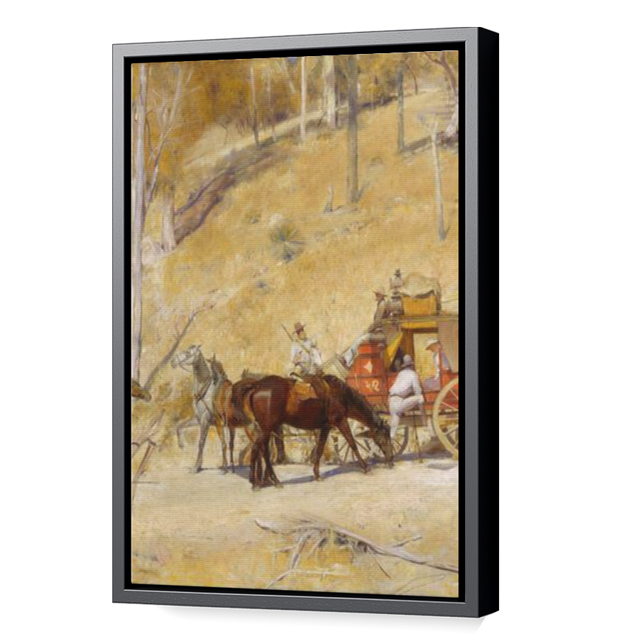 Thumbnail for Canvas - Black Floating Frame
