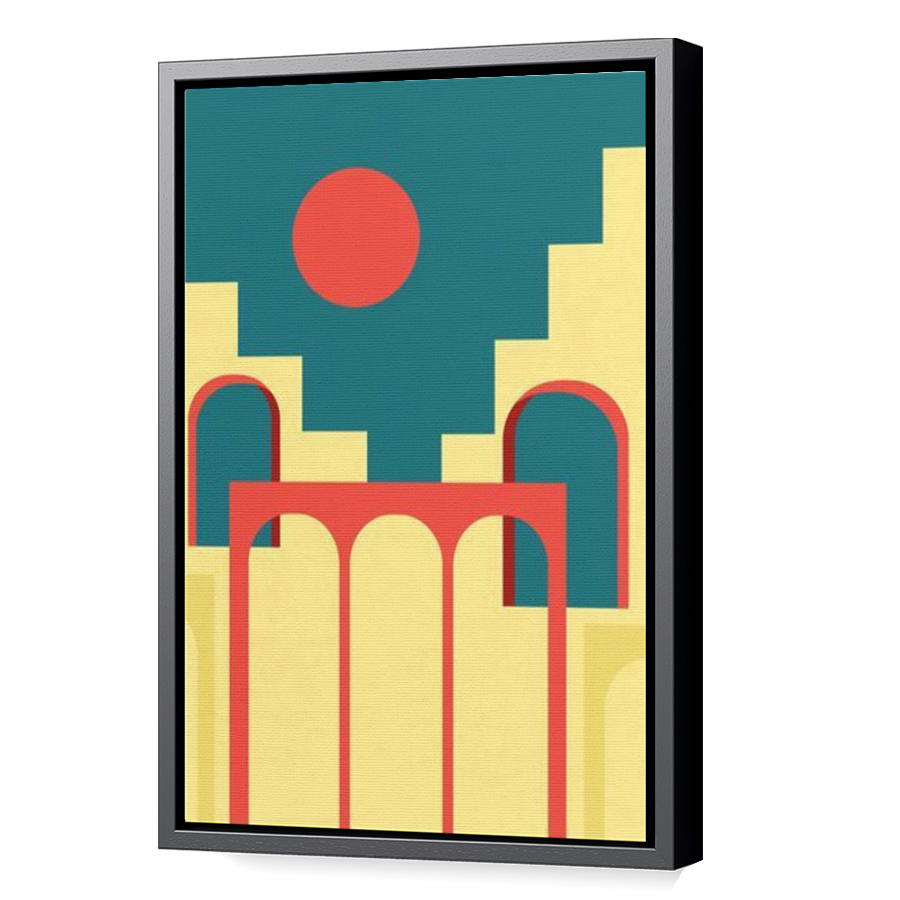 Thumbnail for Canvas - Black Floating Frame