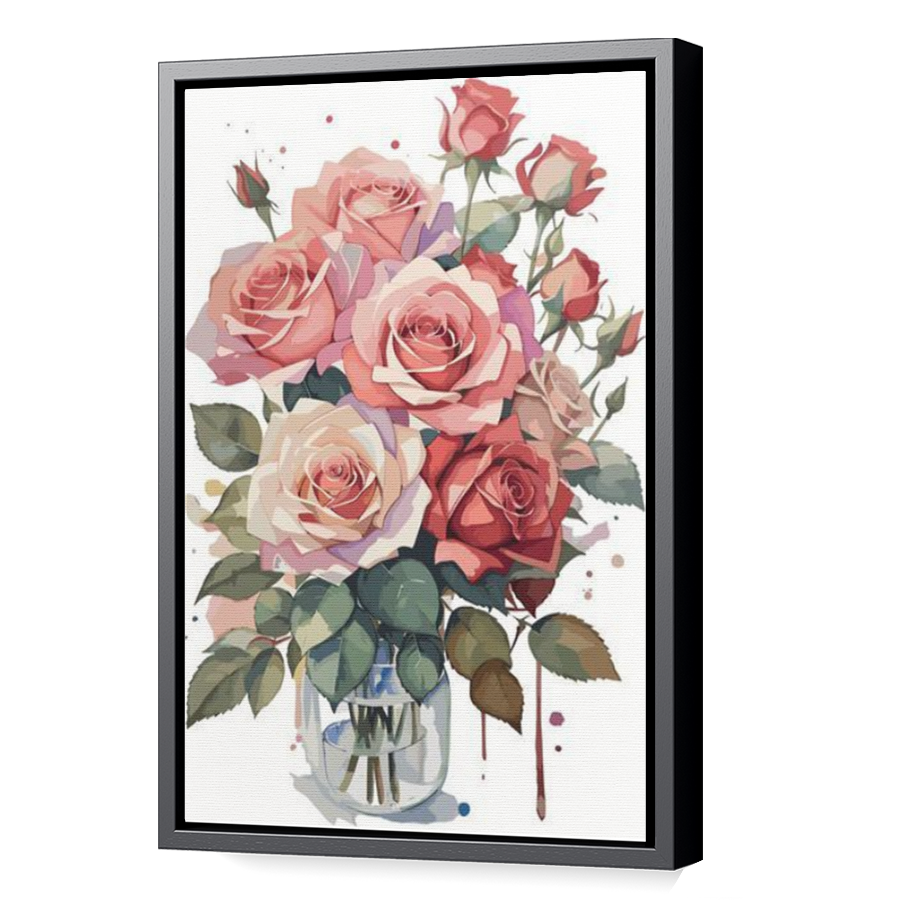 Thumbnail for Canvas - Black Floating Frame