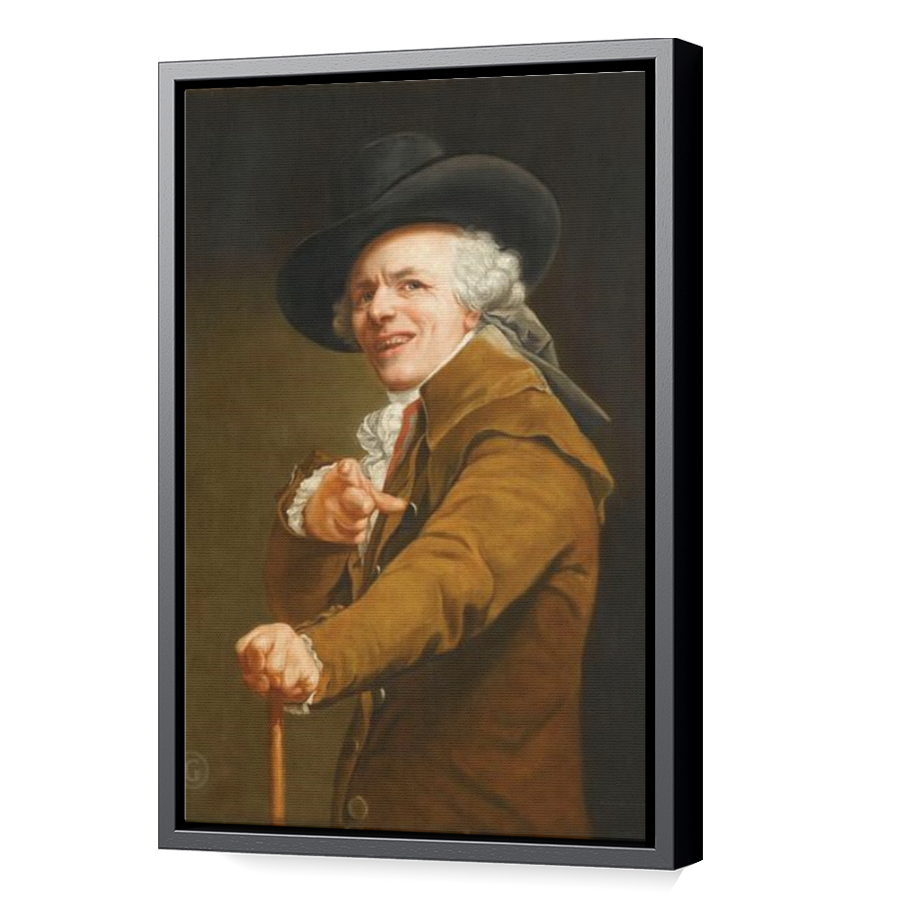 Thumbnail for Canvas - Black Floating Frame