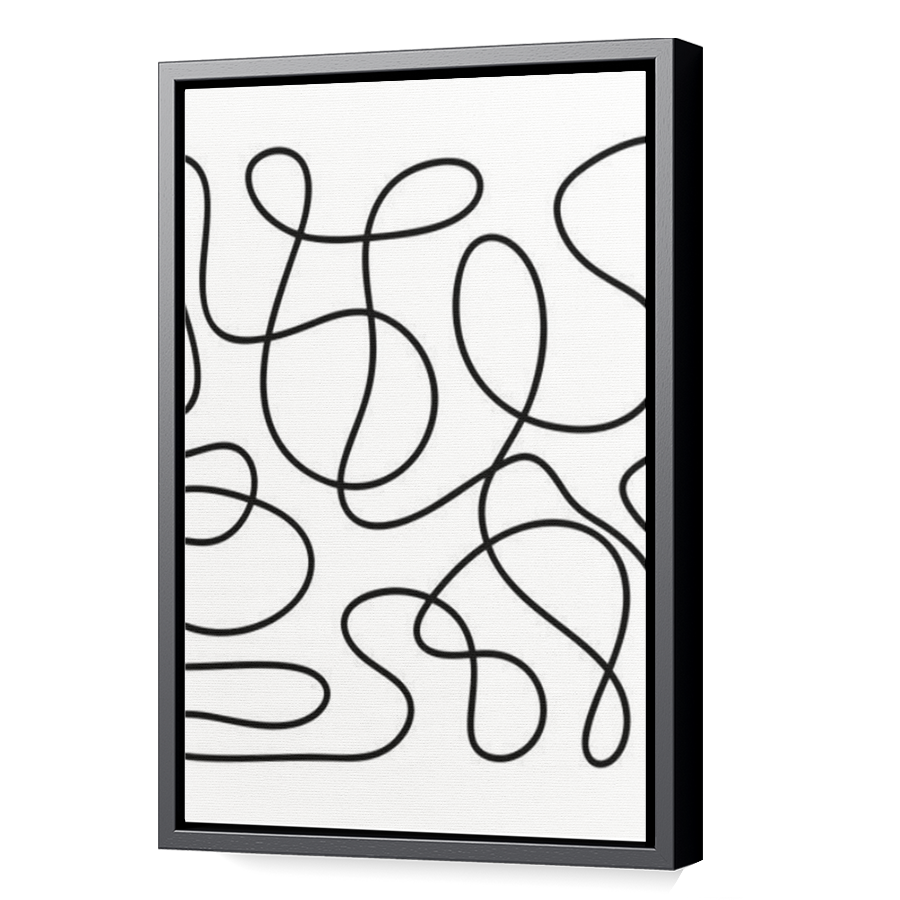 Thumbnail for Canvas - Black Floating Frame