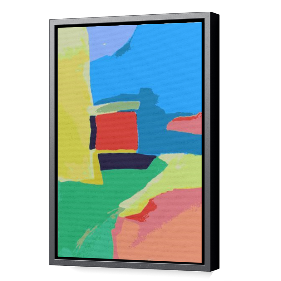Thumbnail for Canvas - Black Floating Frame