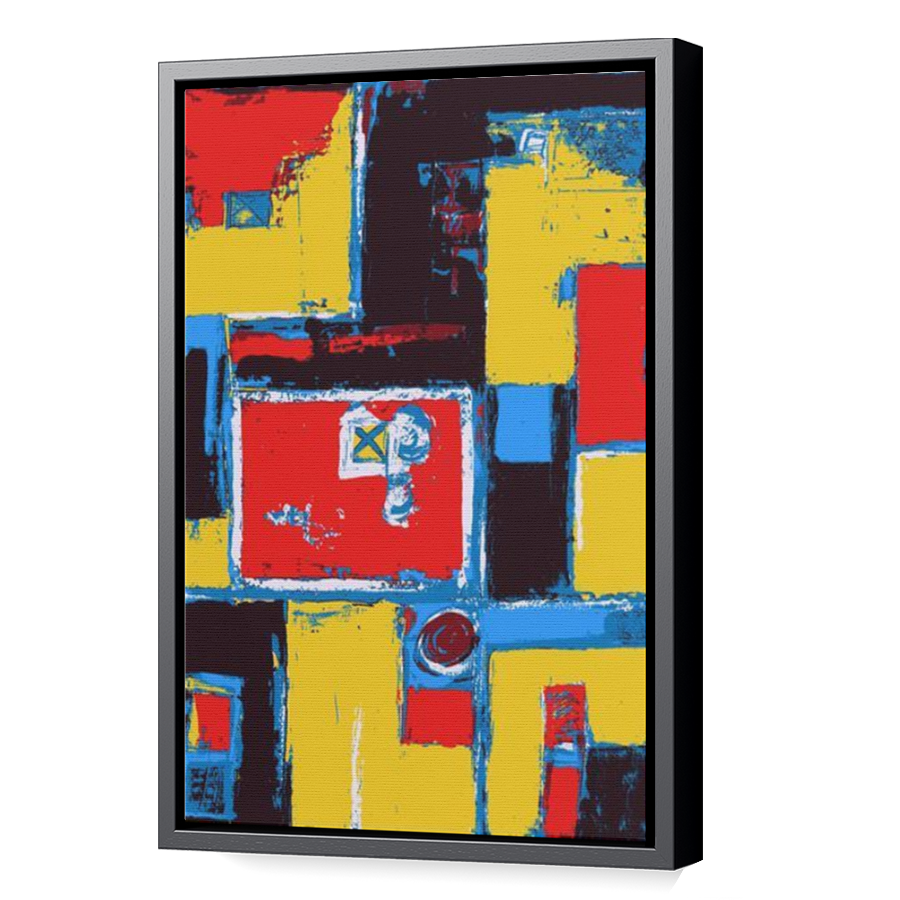 Thumbnail for Canvas - Black Floating Frame