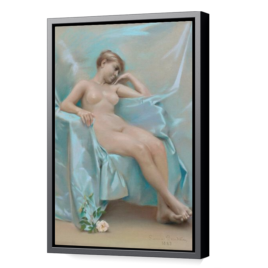 Thumbnail for Canvas - Black Floating Frame
