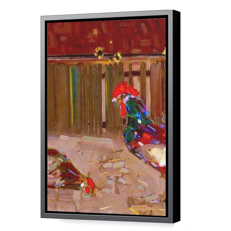 Thumbnail for Canvas - Black Floating Frame