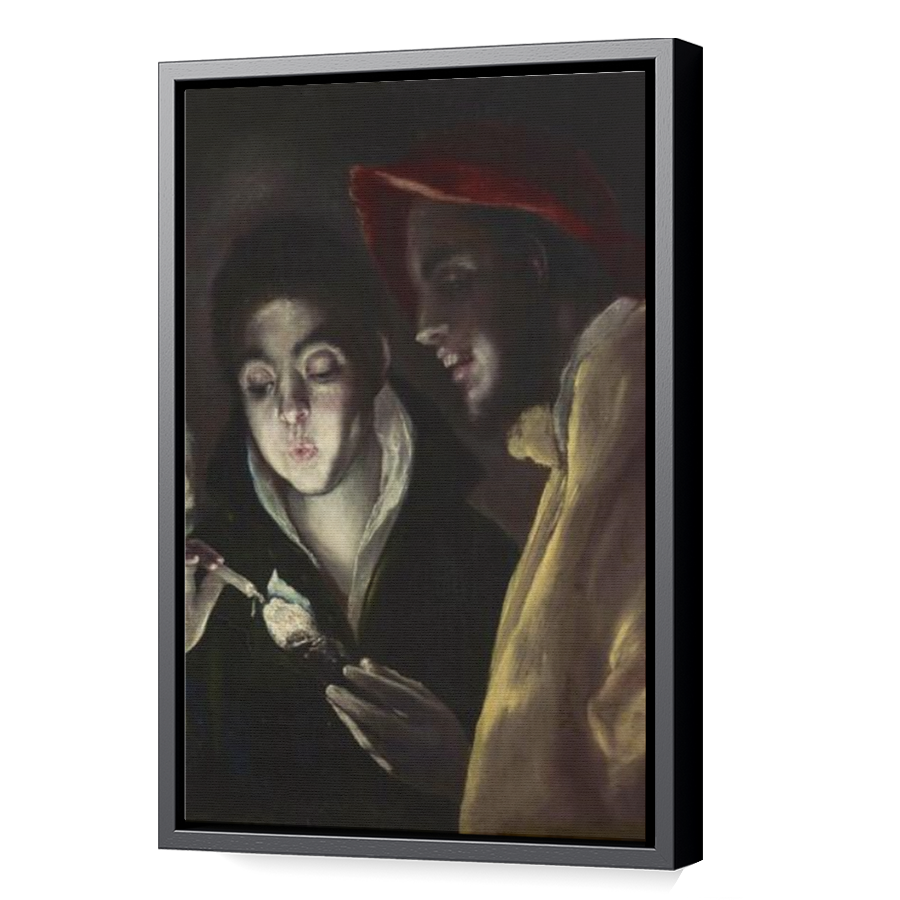 Thumbnail for Canvas - Black Floating Frame