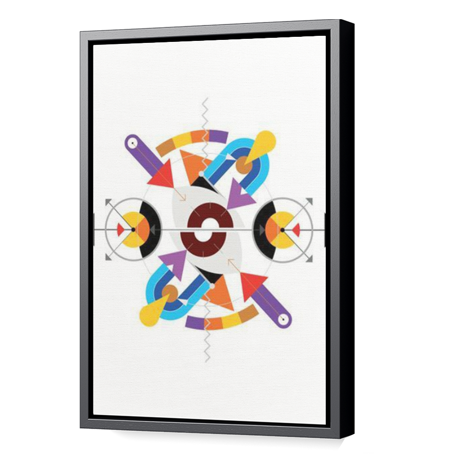 Thumbnail for Canvas - Black Floating Frame