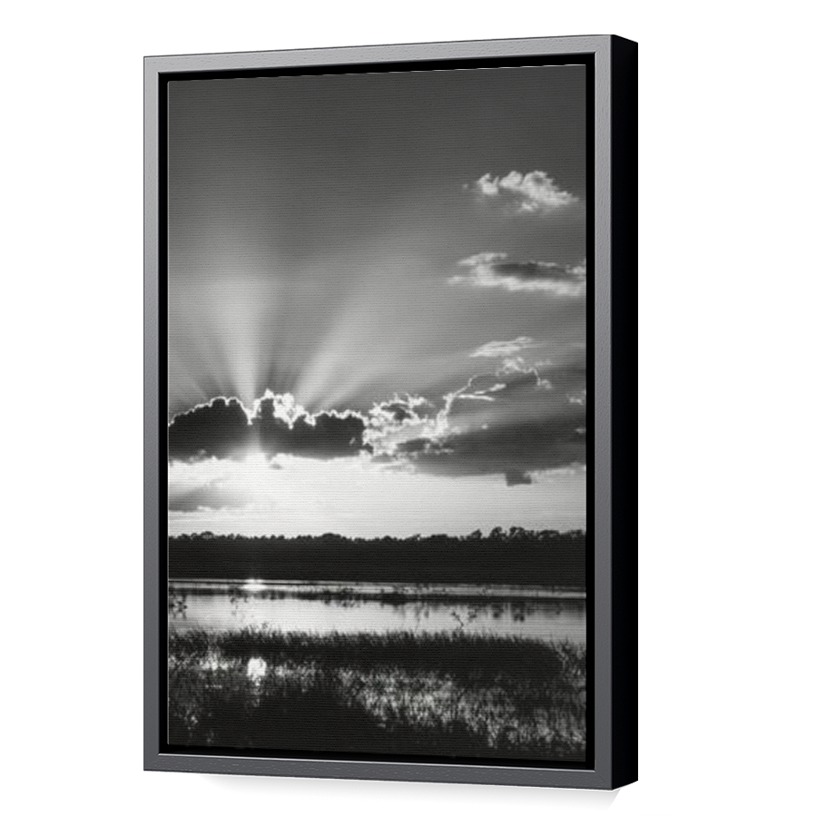Thumbnail for Canvas - Black Floating Frame