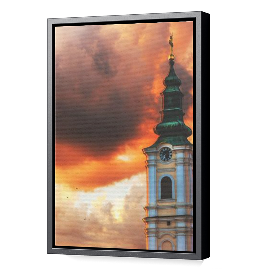 Thumbnail for Canvas - Black Floating Frame