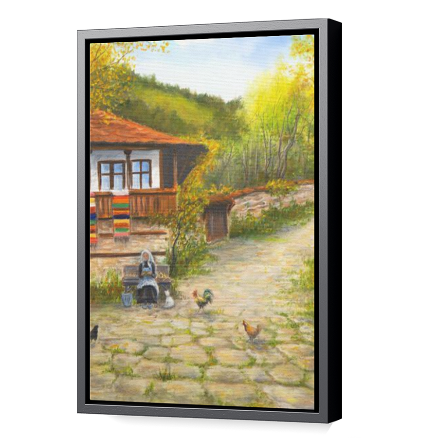 Thumbnail for Canvas - Black Floating Frame