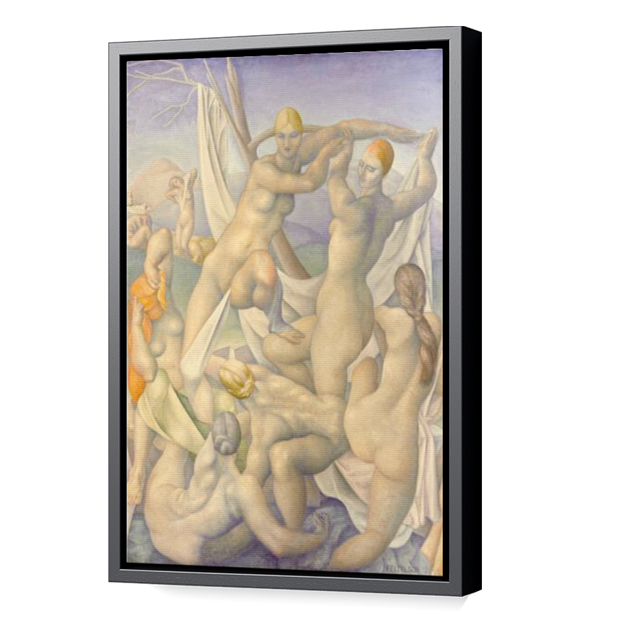 Thumbnail for Canvas - Black Floating Frame