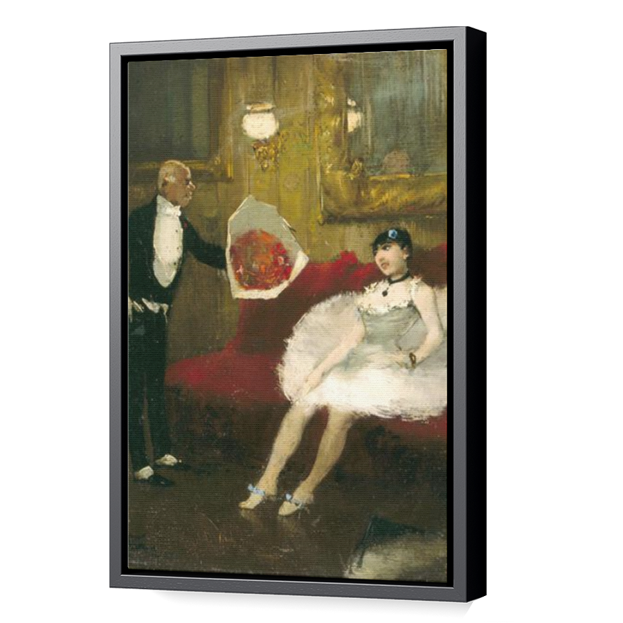 Thumbnail for Canvas - Black Floating Frame