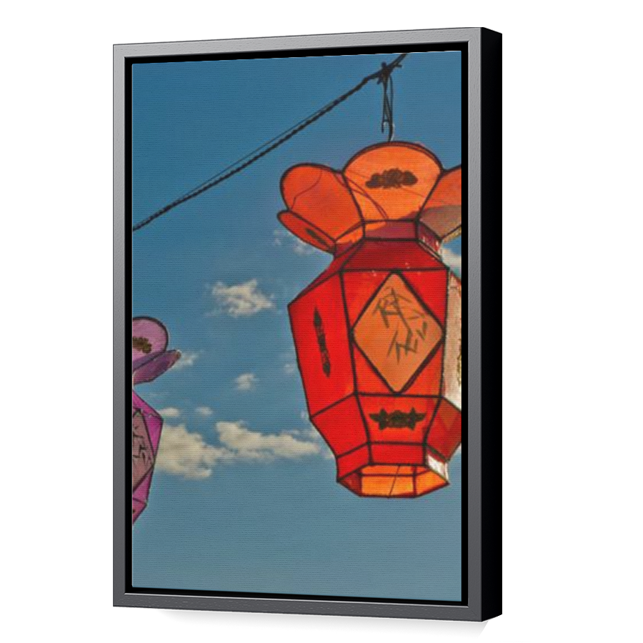 Thumbnail for Canvas - Black Floating Frame