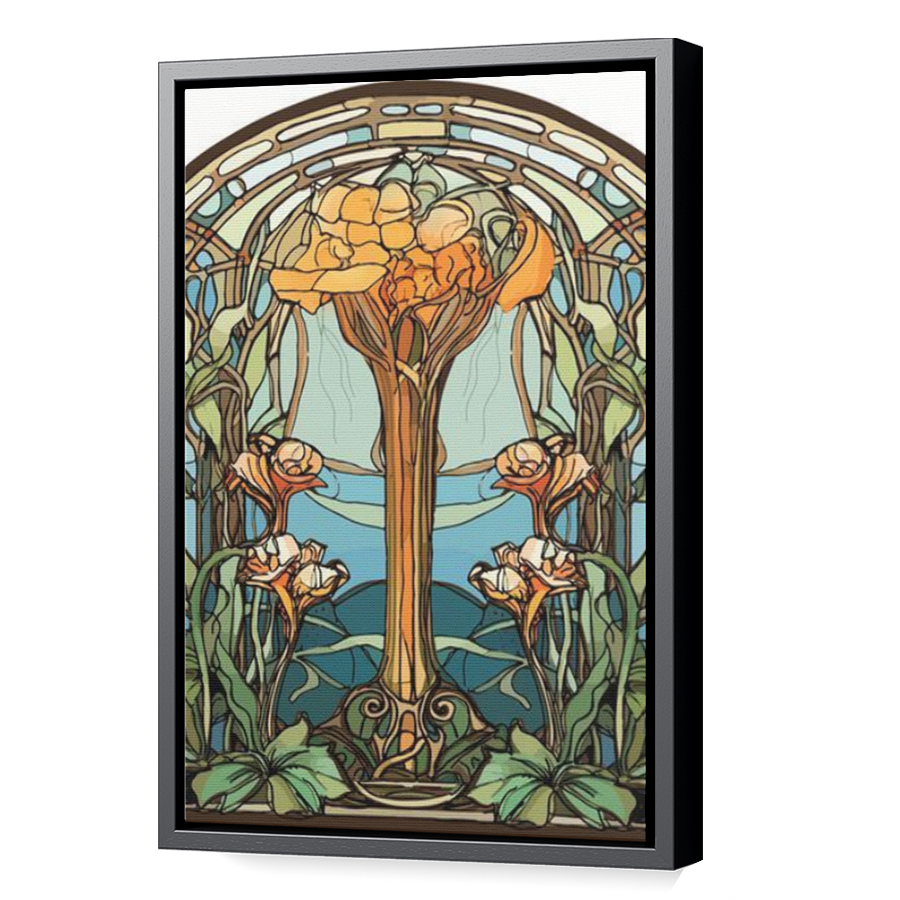 Thumbnail for Canvas - Black Floating Frame