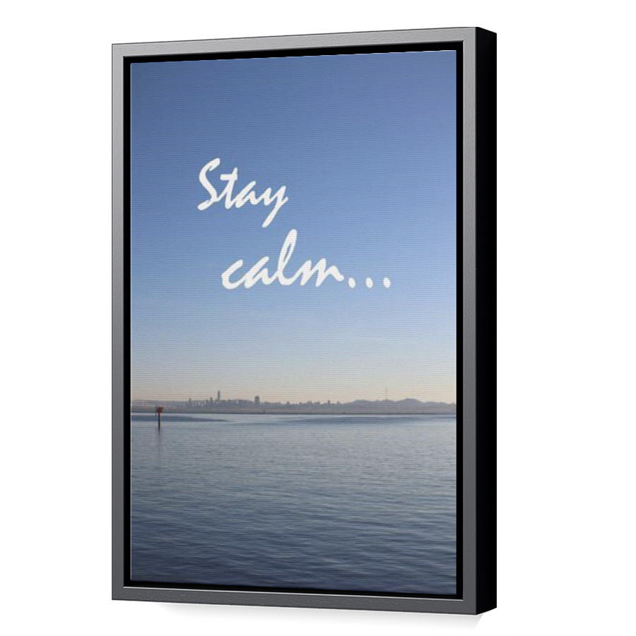Thumbnail for Canvas - Black Floating Frame