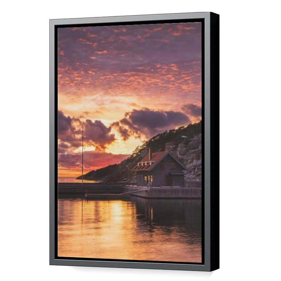 Thumbnail for Canvas - Black Floating Frame