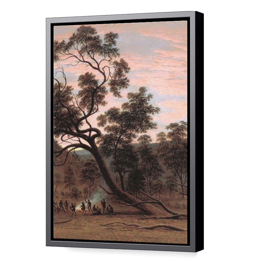 Thumbnail for Canvas - Black Floating Frame