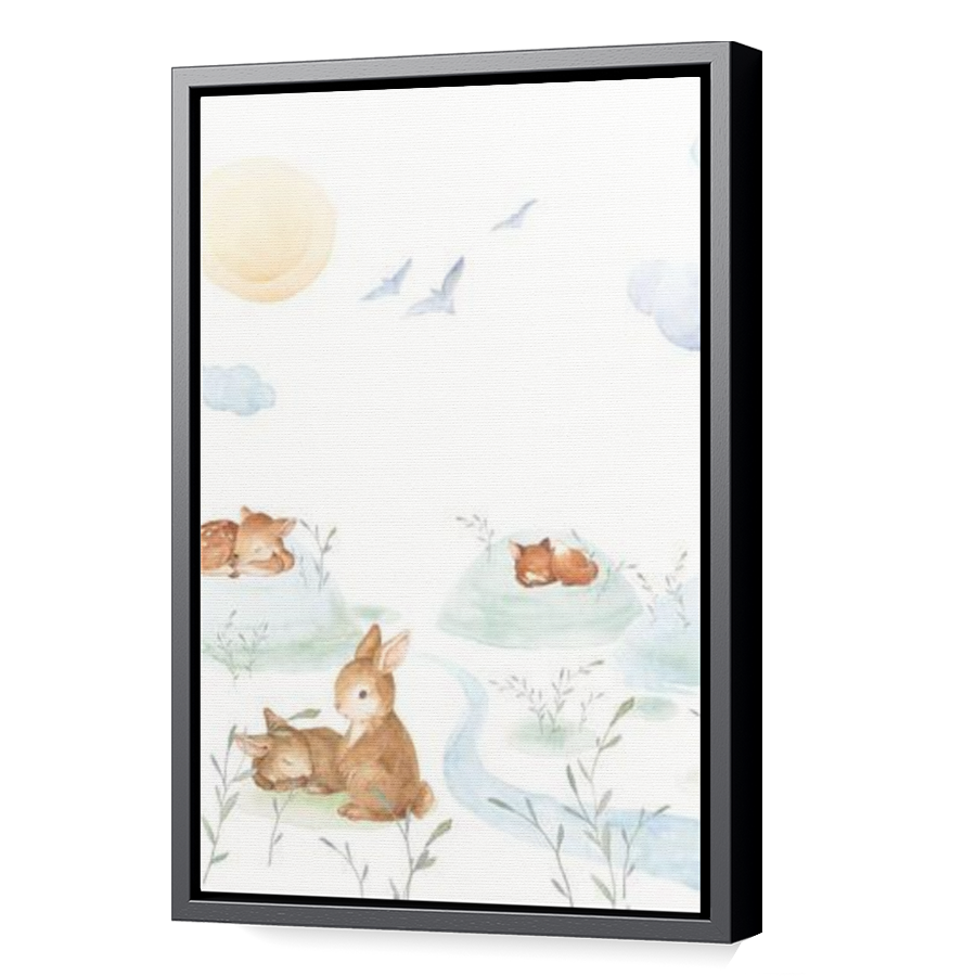 Thumbnail for Canvas - Black Floating Frame