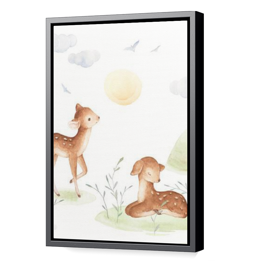 Thumbnail for Canvas - Black Floating Frame