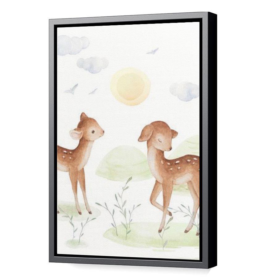 Thumbnail for Canvas - Black Floating Frame