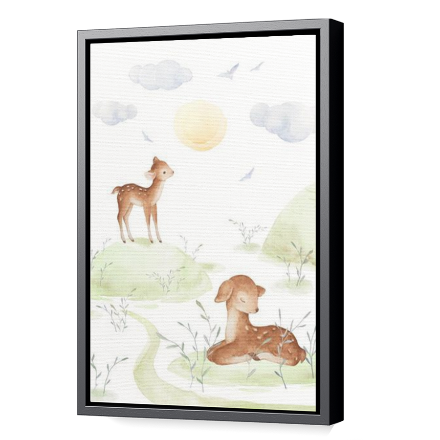 Thumbnail for Canvas - Black Floating Frame