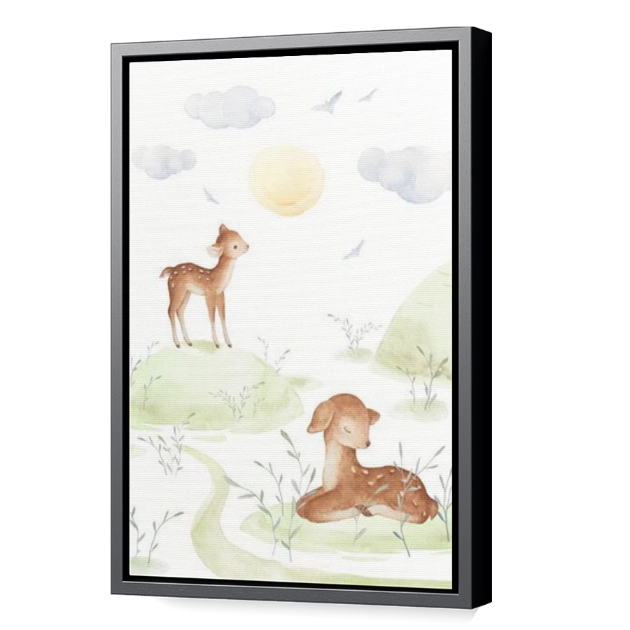 Thumbnail for Canvas - Black Floating Frame