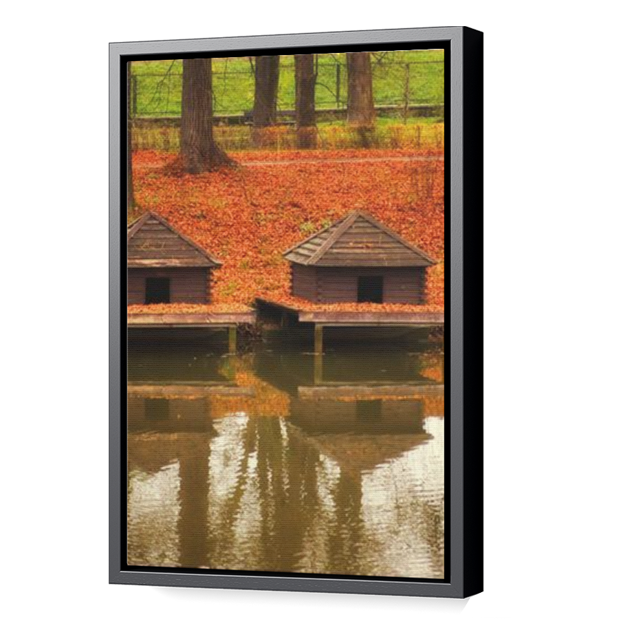 Thumbnail for Canvas - Black Floating Frame
