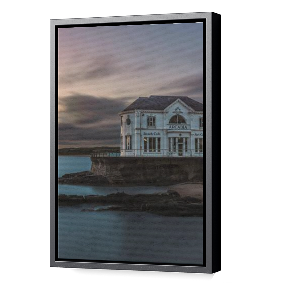 Thumbnail for Canvas - Black Floating Frame