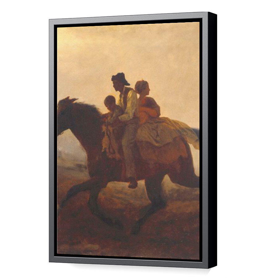 Thumbnail for Canvas - Black Floating Frame