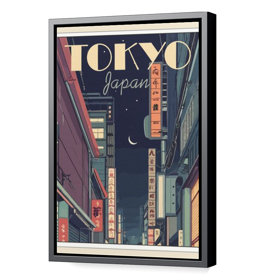 Thumbnail for Canvas - Black Floating Frame