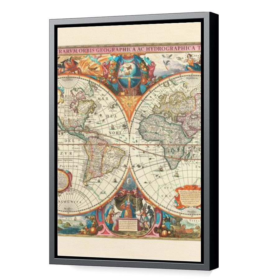 Thumbnail for Canvas - Black Floating Frame