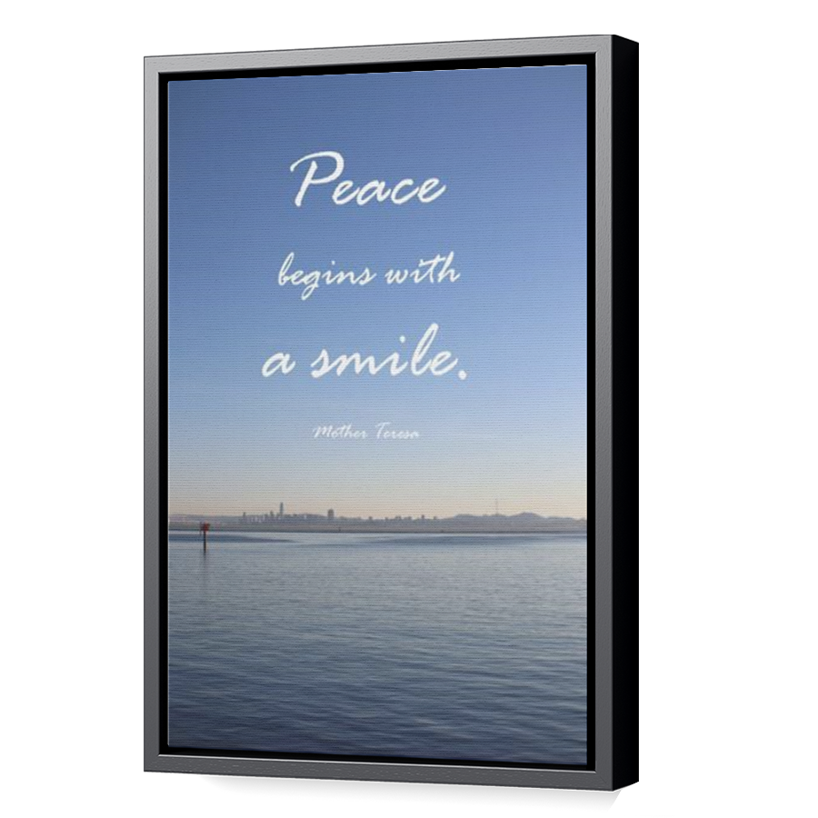 Thumbnail for Canvas - Black Floating Frame