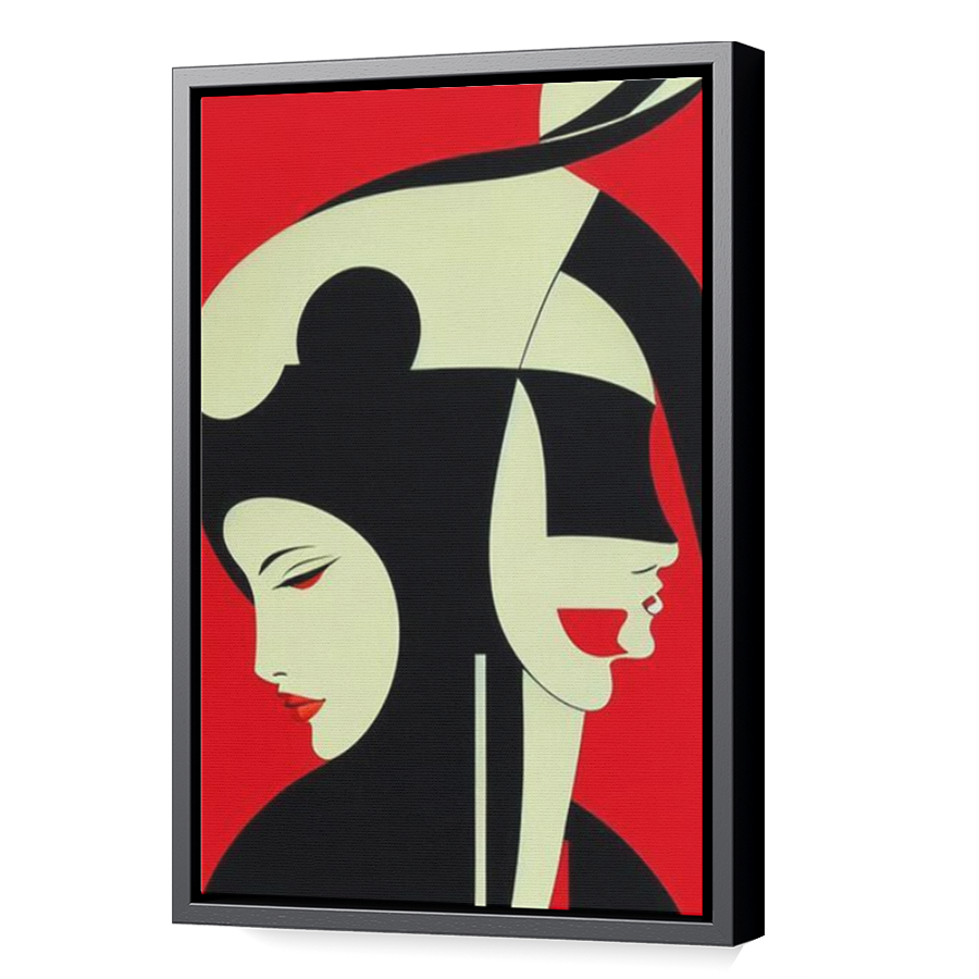 Thumbnail for Canvas - Black Floating Frame