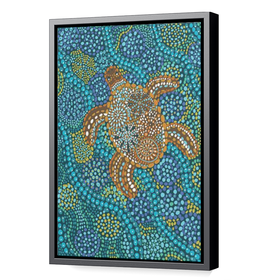 Thumbnail for Canvas - Black Floating Frame