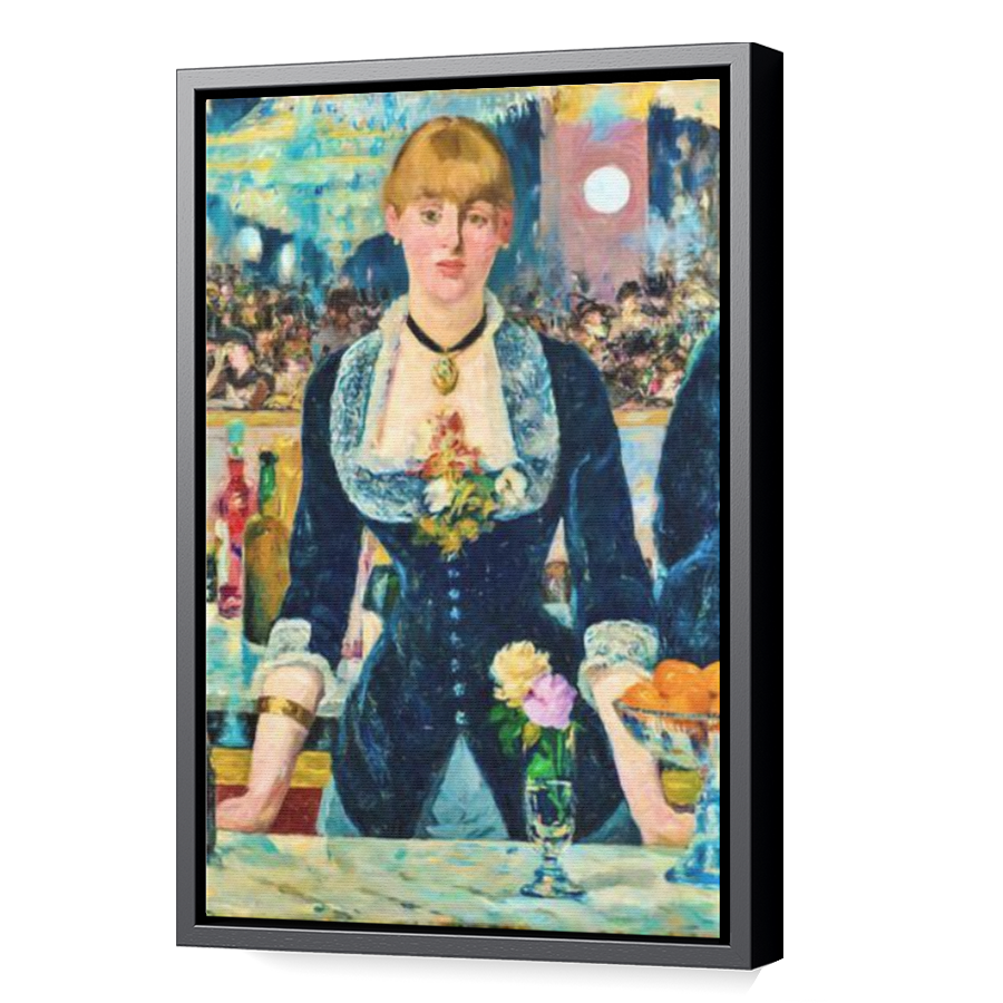 Thumbnail for Canvas - Black Floating Frame