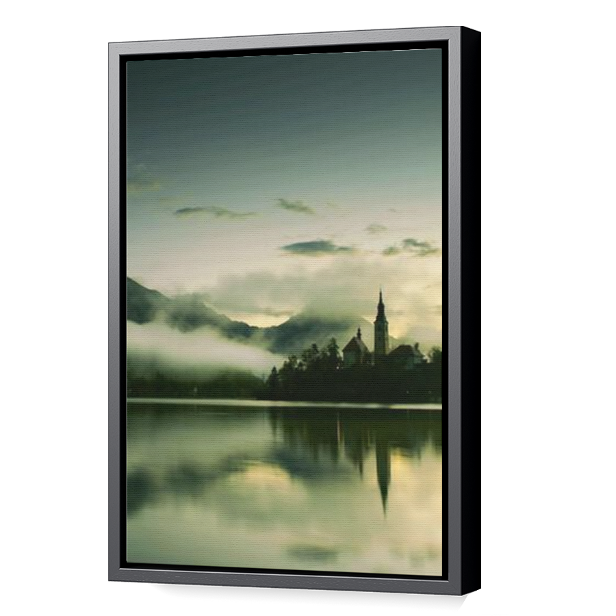 Thumbnail for Canvas - Black Floating Frame