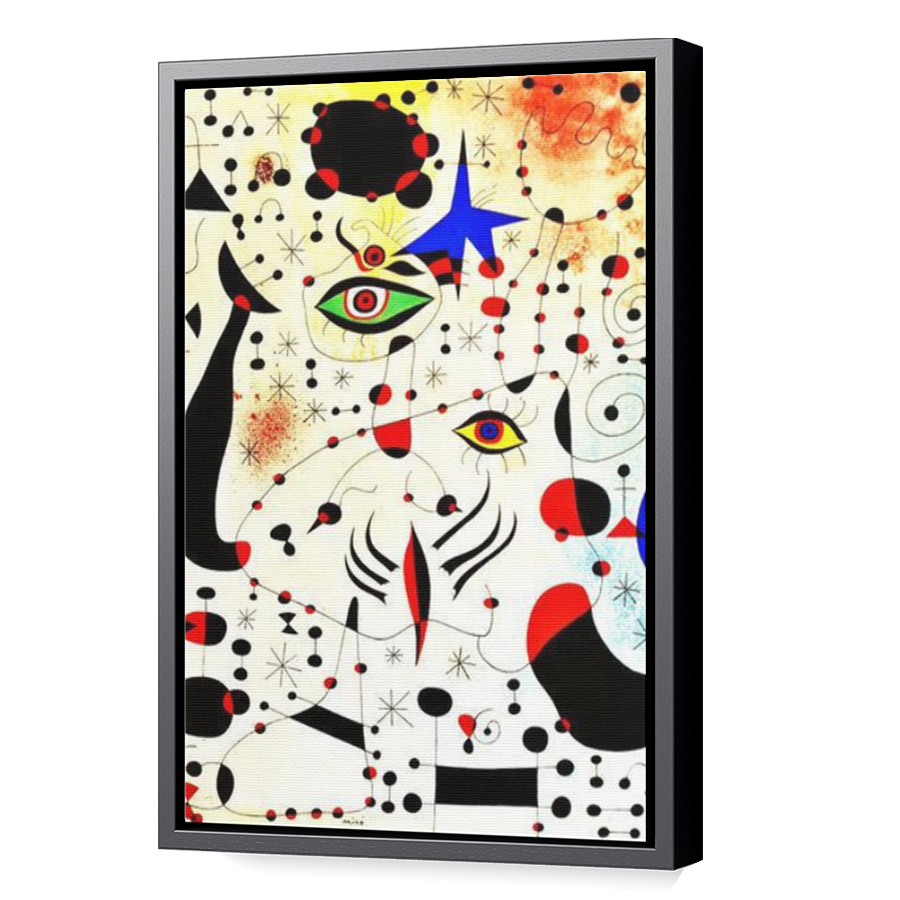 Thumbnail for Canvas - Black Floating Frame
