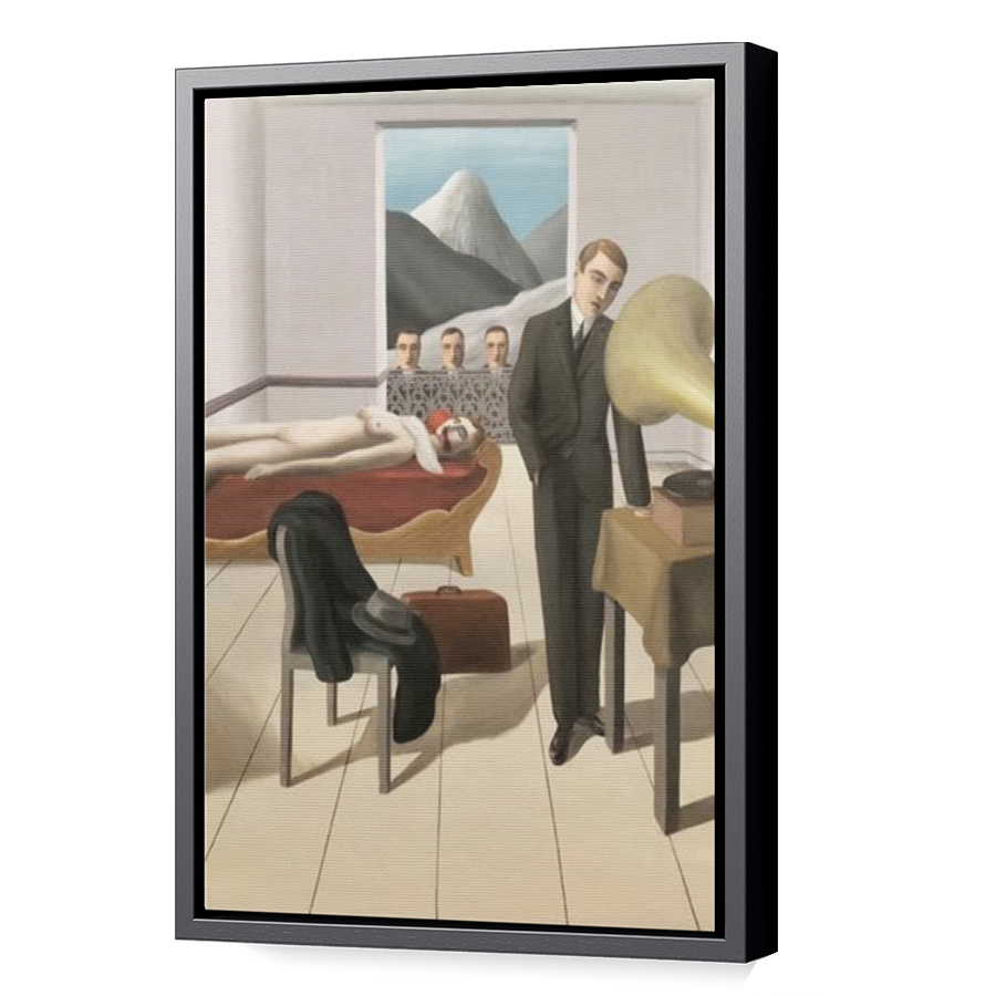 Thumbnail for Canvas - Black Floating Frame