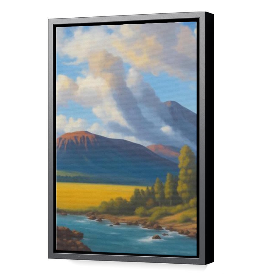 Thumbnail for Canvas - Black Floating Frame