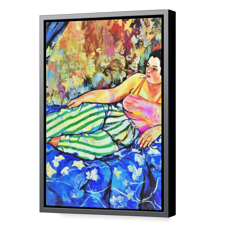 Thumbnail for Canvas - Black Floating Frame
