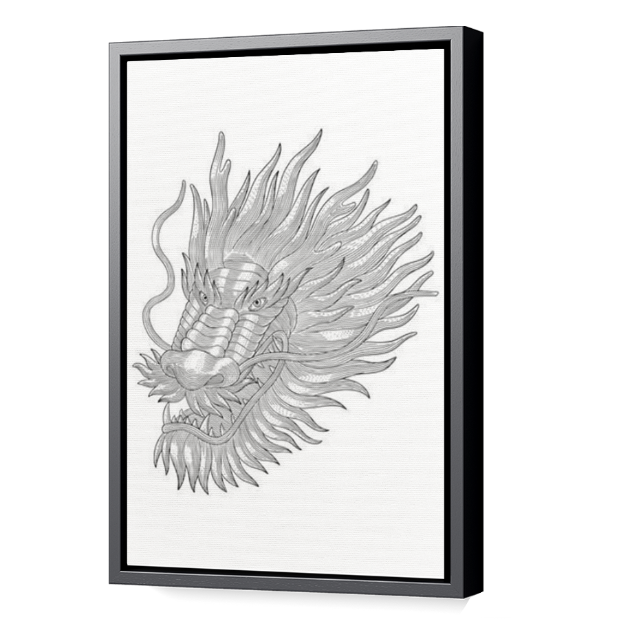 Thumbnail for Canvas - Black Floating Frame