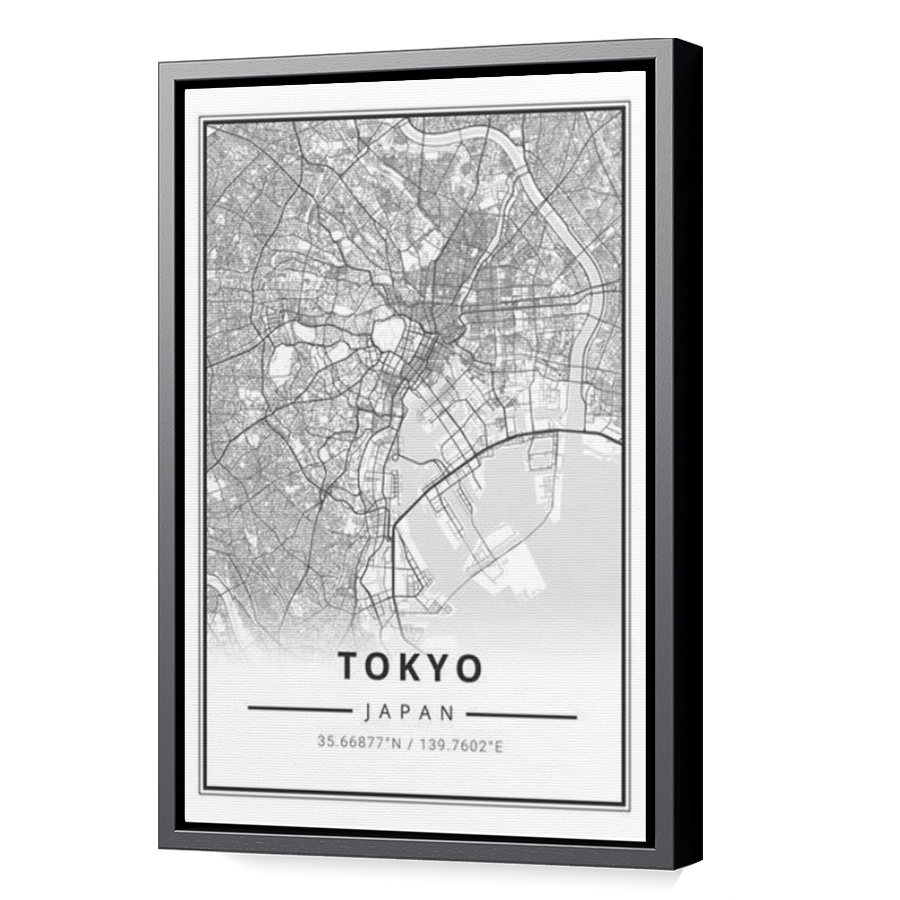 Thumbnail for Canvas - Black Floating Frame
